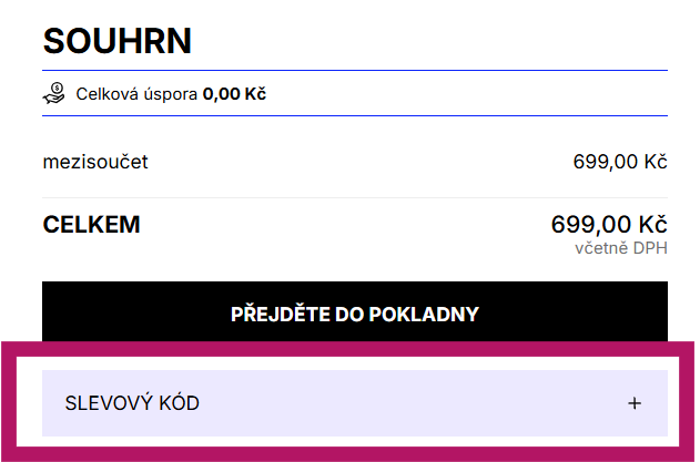 Jak uplatnit slevový kód na 4Fstore.cz?